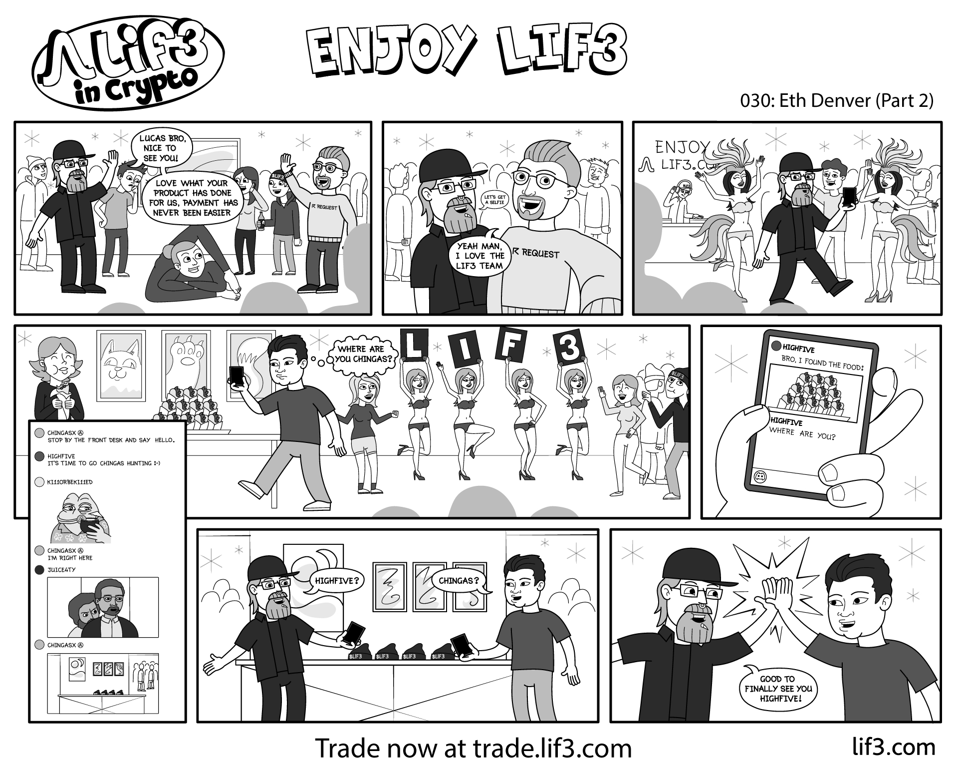Lif3 in Crypto comic 30