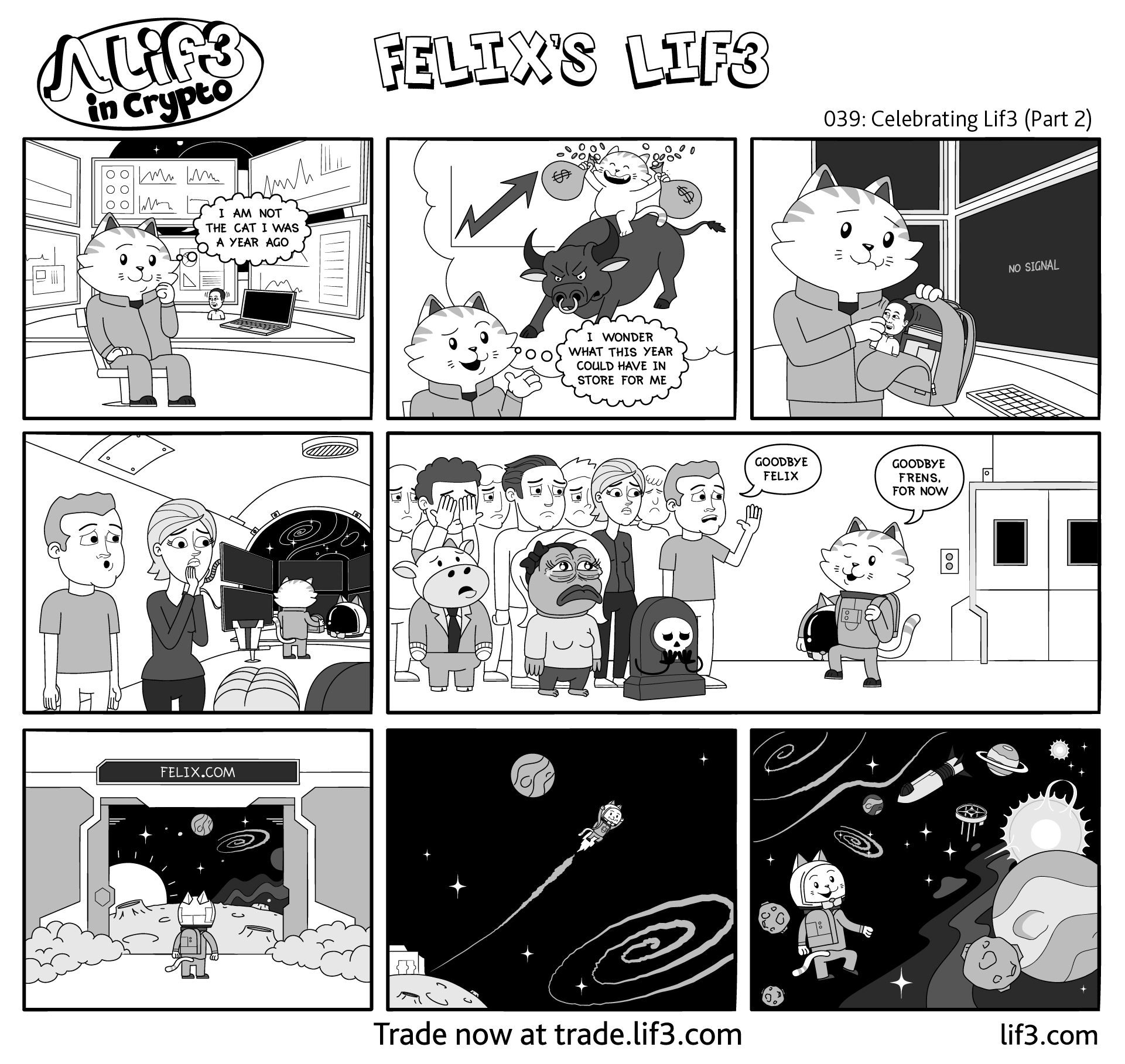 Lif3 in Crypto comic, episode 38